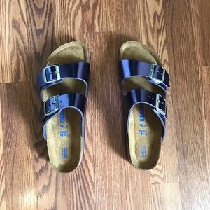 BNWOT🤩 Purple Metalic Birkenstock’s (sz 11-12ish)